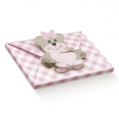 Pliculet - teddy bear rosa