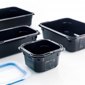 Containere GastroNorm negre BPA FREE