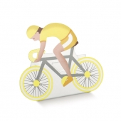 Bicicleta giala - festa giallo