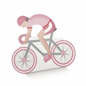 Bicicleta rosa - festa rosa