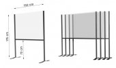 Separator pentru masă 150x175h cm model EASY